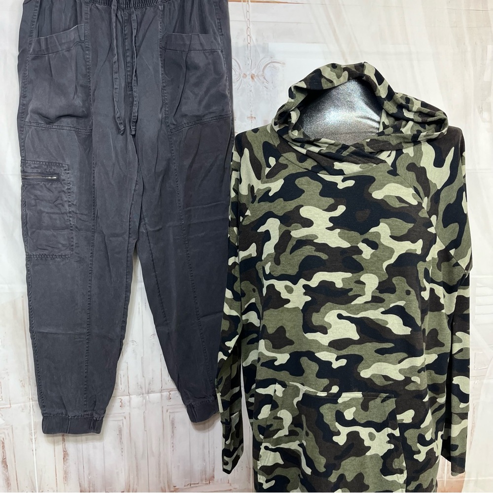 LuLaRoe 2XL Amber with XL Nicole Miller pants